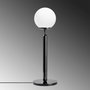 Opviq Lámpara de sobremesa King - 11461 Negro y Crema